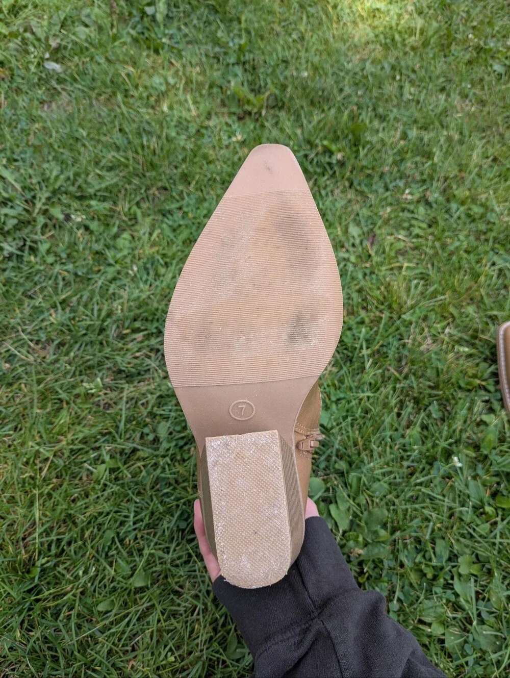 Universal Thread Tall Ankle Boot In Tan
